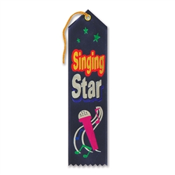 Singing Star Award Ribbon