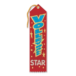 Volleyball Star Award Ribbon
