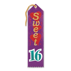 Sweet Sixteen Award Ribbon