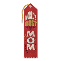 World's Best Mom Award Ribbon