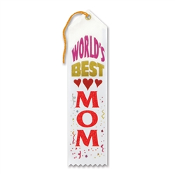World's Best Mom Award Ribbon