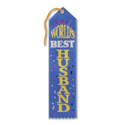 World's Best Husband Award Ribbon