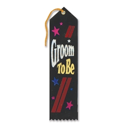 Groom To Be Award Ribbon