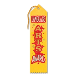 Language Arts Award Ribbon