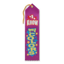 I Know My Colors Award Ribbon