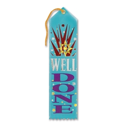 Well Done Award Ribbon