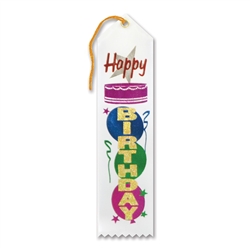 Happy Birthday Award Ribbon