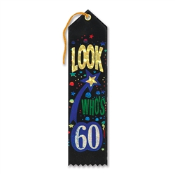 Look Who's 60 Award Ribbon