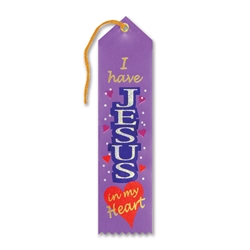 I Have Jesus In My Heart Inspirational Ribbon