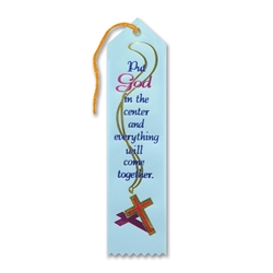 Put God In the Center Inspirational Ribbon