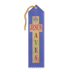Jesus Saves Inspirational Ribbon