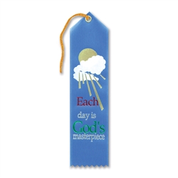 Each Day Is God's Masterpiece Inspirational Ribbon