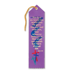 For God So Loved the World Inspirational Ribbon