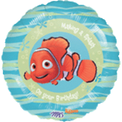18" Finding Nemo Birthday Foil/Mylar Balloon