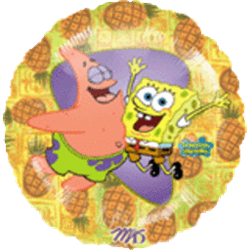 18" Spongebob Character Foil/Mylar Balloon