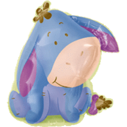 21" x 26" Eeyore Shape Balloon