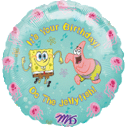 18" Spongebob It's Your Birthday Foil/Mylar Balloon