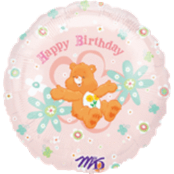 18" Care Bears Birthday Foil/Mylar Balloon