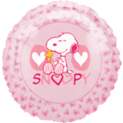 18" Snoopy Love Foil/Mylar Balloon