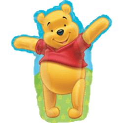 18" Adorable Pooh Jr. Shape Balloon