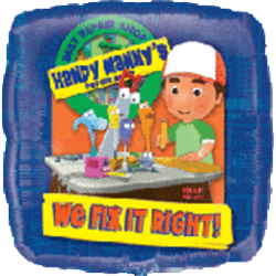 18" Handy Manny Foil/Mylar Balloon