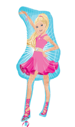 Barbie Pink Dress Foil/Mylar Balloon