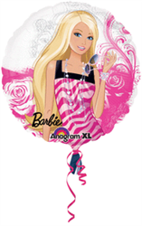 26" Barbie See-Thru Foil/Mylar Balloon