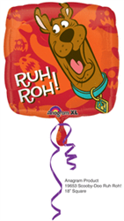 18" Scooby-Doo Ruh Roh Foil/Mylar Balloon