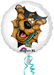 18" Scooby Heads/Tails Foil/Mylar Balloon