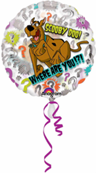 18" Scooby-Doo Clear Foil/Mylar Balloon
