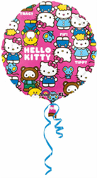 18" Hello Kitty Characters Foil/Mylar Balloon