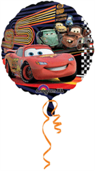 18" Cars McQueen & Group Foil/Mylar Balloon