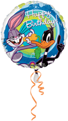 18" Looney Tunes Birthday Explosion Foil/Mylar Balloon