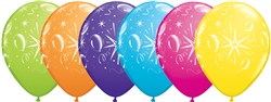 11" New Year Party Assortment Latex Balloons