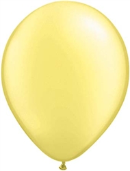 Lemon Chiffon Latex Balloons for Sale