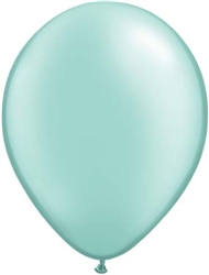 5" Pearl Mint Green Latex Balloons - 100 Count