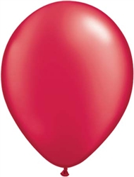 Ruby Red Latex Balloons for Sale