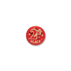 2nd Place Satin Button