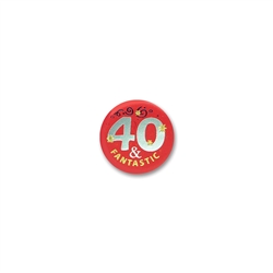 40 & Fantastic Satin Button