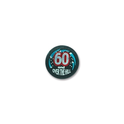 60 & Over-the-Hill Satin Button