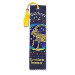Capricorn Bookmark Ribbon
