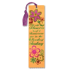 All the Flowers of Tomorrow Jeweled Bookmark Ribbon