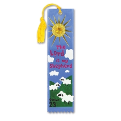 The Lord Is My Shepherd Jeweled Bookmark Ribbon