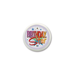 Birthday Star Flashing Button