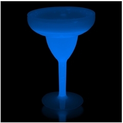 Blue Glowing Margarita Glass for Sale