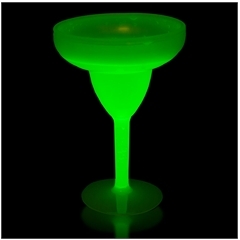 Green Glowing Margarita Glass for Sale