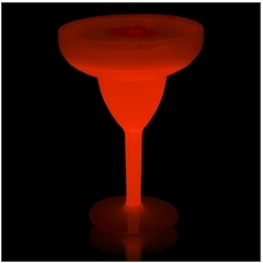 Red Glowing Margarita Glass for Sale