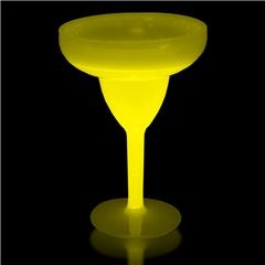 Yellow Glowing Margarita Glass for Sale