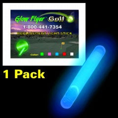 BLUE REPLACEMENT GLOW STICK FOR THE GLOW FLYER GOLF BALL