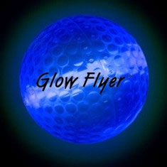 BLUE GLOW FLYER GOLF BALL (w/ a 1 1/2'' Jumbo Lightstick)